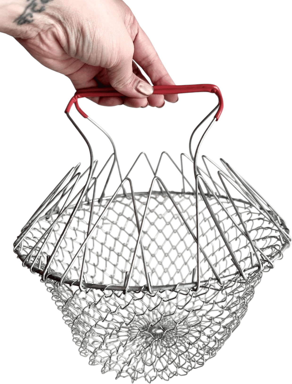 Vintage Collapsible Wire Basket