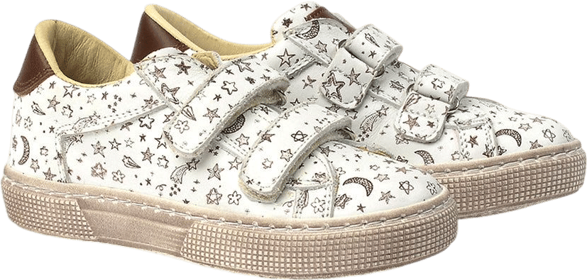 Clelia White Leather Sneakers