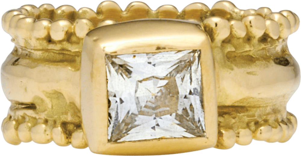Iphis Ring with Sapphire