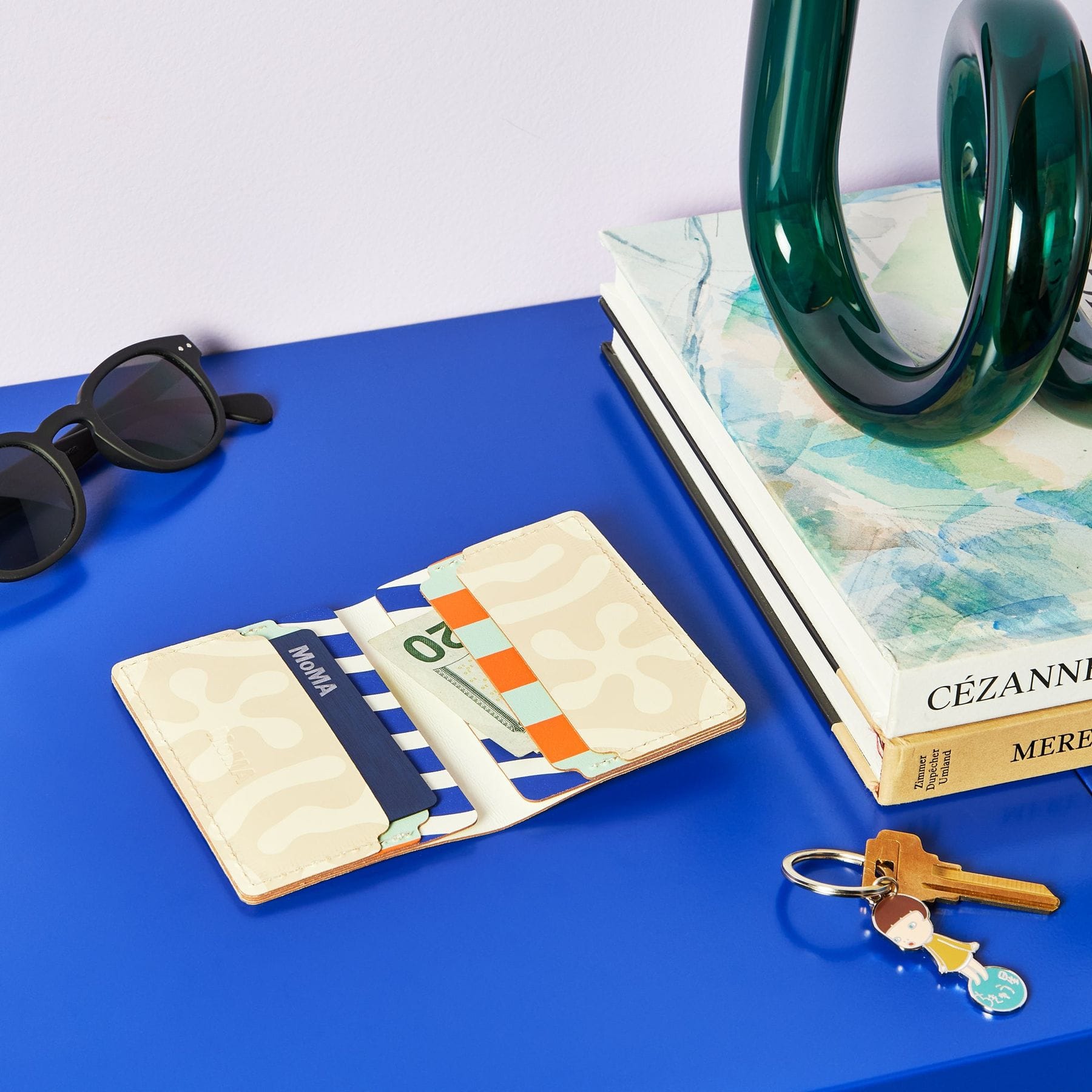 Dusen Dusen Recycled Leather Double Card Holder