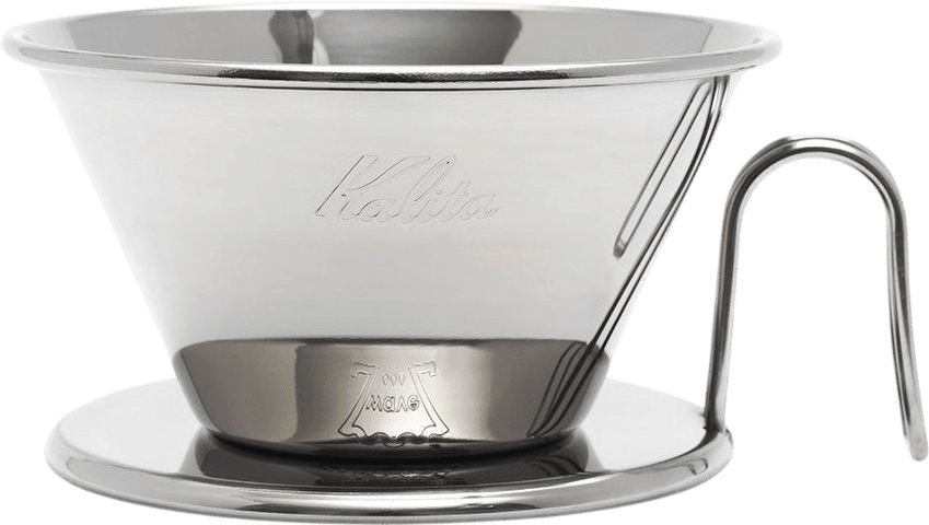 Kalita Wave Tsubame Stainless Steel Coffee Dripper 185