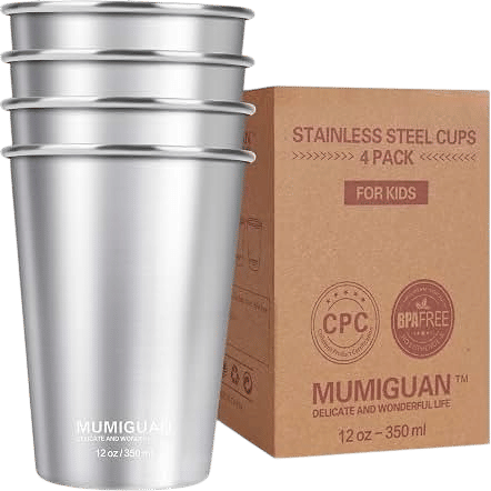 Mumiguan Stainless Steel cups for kids