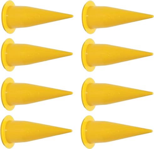 COX 2N1006 Yellow Cone Nozzle 8-Pack