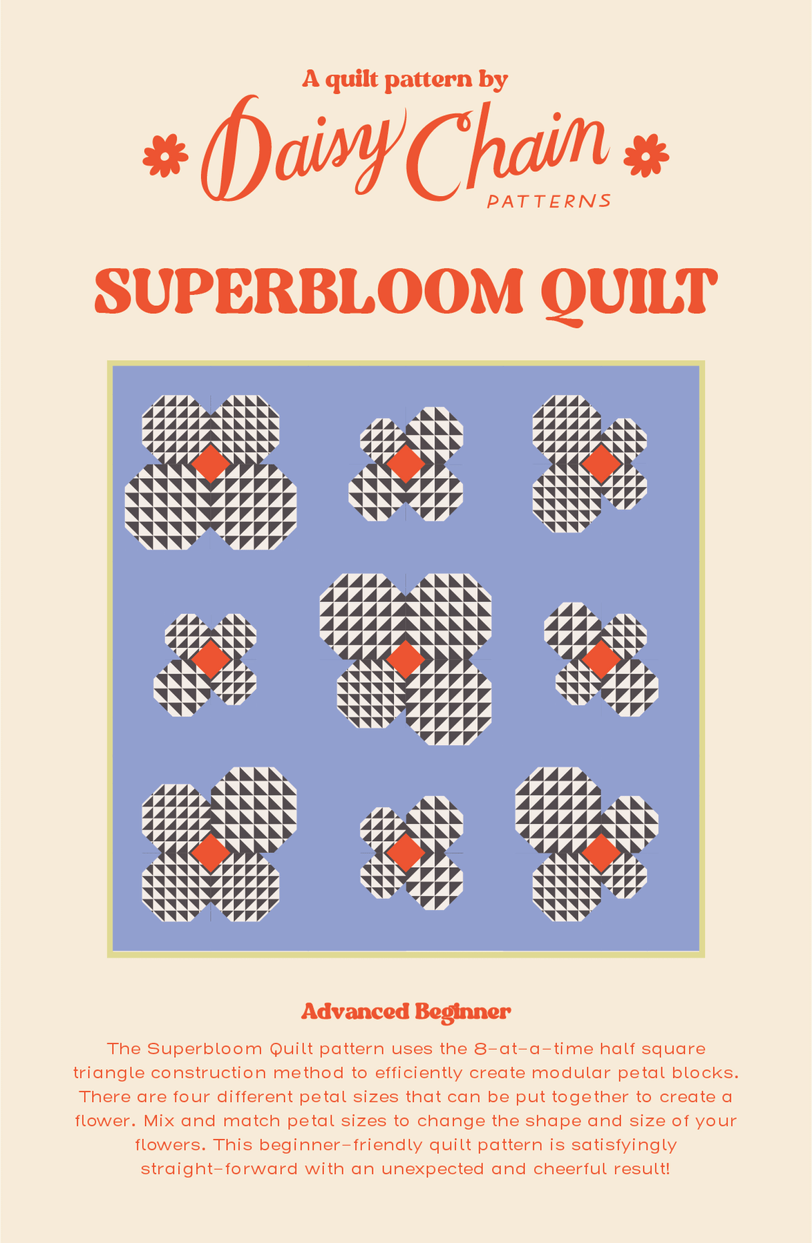 daisy chain patterns superbloom quilt