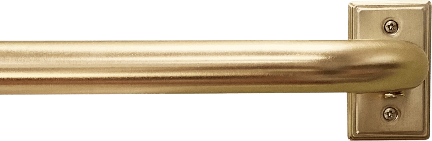 Brass French Wrap Curtain Rod