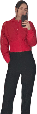 Fleur du Mal Warm-Up Jacket Raspberry Jam