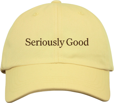 Butter Yellow Seriously Good Cap