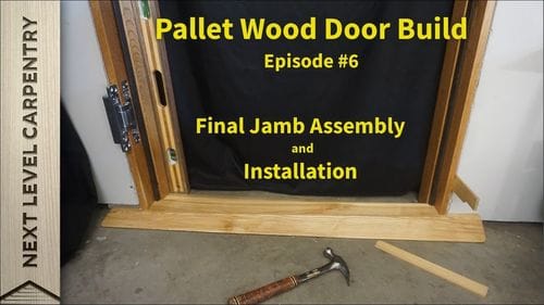 Tools from: Pallet Wood Door Episode #6 Finish and Install Jamb