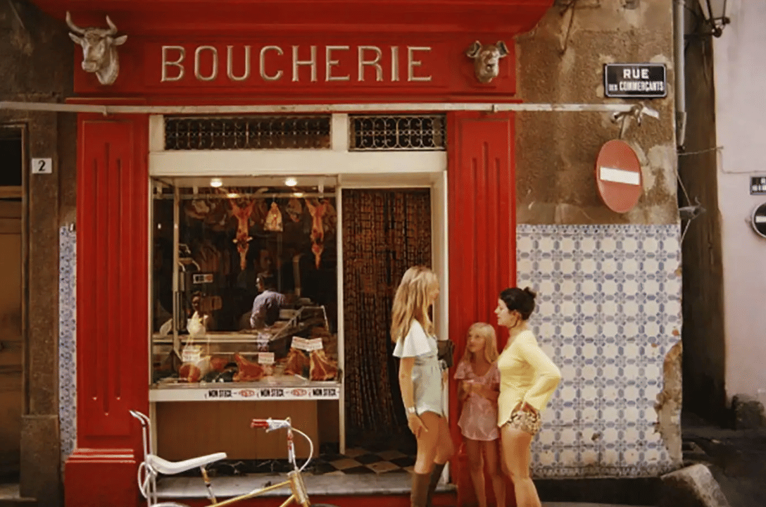 Slim Aarons: Saint-Tropez Boucherie, French Riviera, Estate Edition Photograph 1971