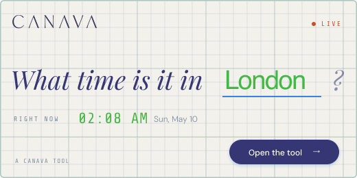 I built you a timezone converter.