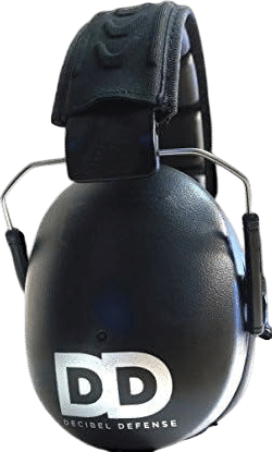 Professional Safety Ear Muffs by Decibel Defense - 37dB NRR - The HIGHEST Rated & MOST COMFORTABLE Ear Protection for Shooting & Industrial Use - THE BEST HEARING PROTECTION...GUARANTEED