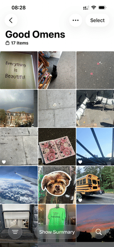 'Good omens' photo album