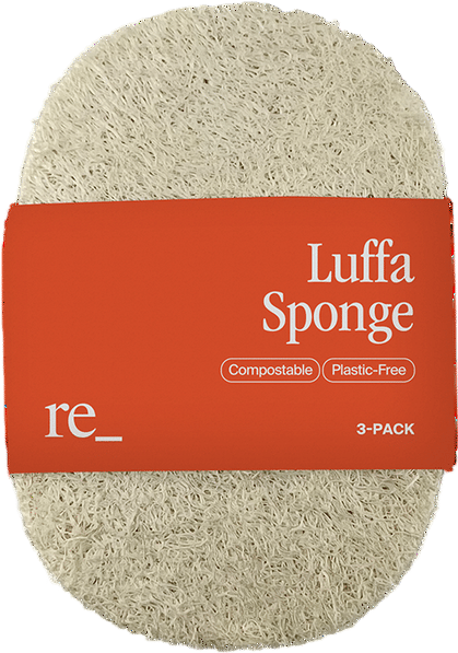 Compostable Luffa Sponge (3-Pack)