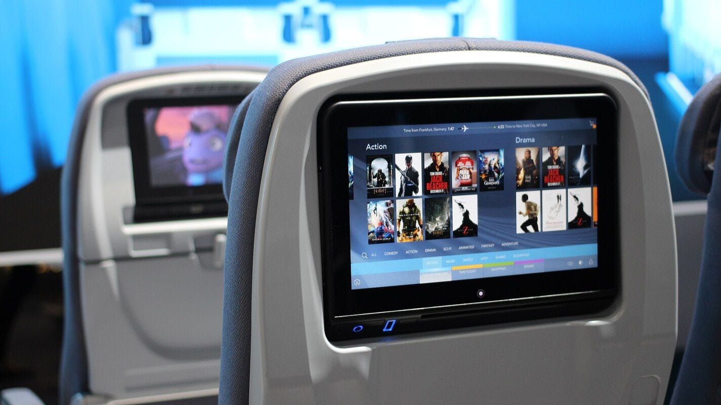 Look up the inflight movie options in advance