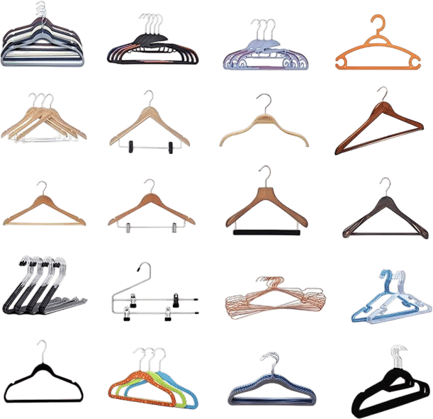Different hangers for different trappings