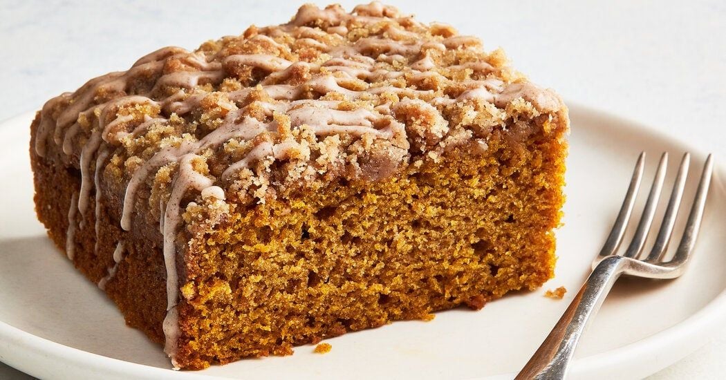 Pumpkin Crumb Cake Recipe