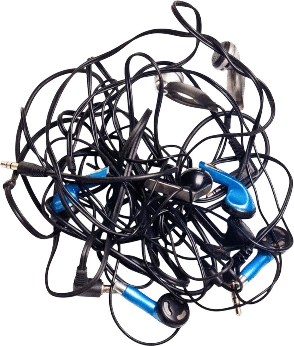 Cords That Tangle Themselves