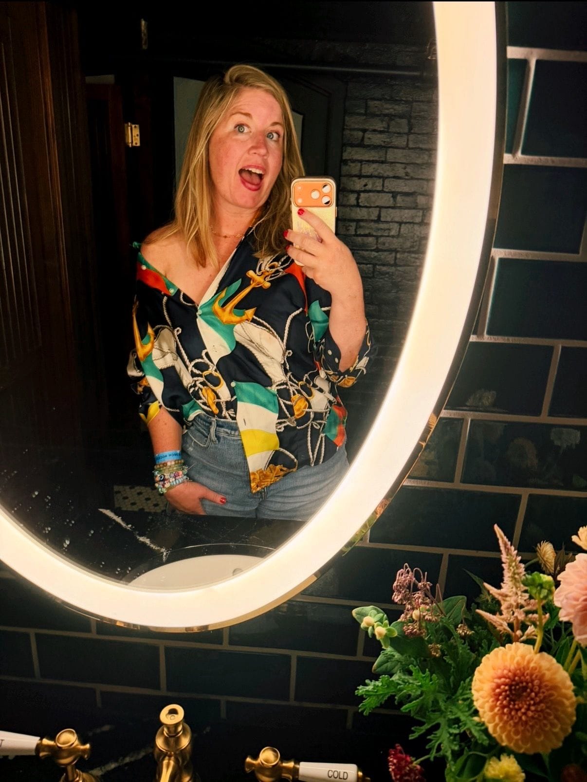 Via Vecchia’s bathroom Mirror … and the foooood!