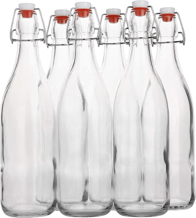 Glass Bottle with Swing Top