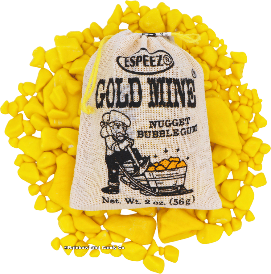 Gold Mine Nugget Bubble Gum (Banana Flavor)