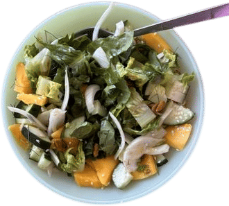 Keeping staple salad supplies on hand