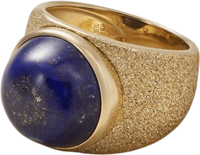 Downtown 18k Gold Lapis Lazuli Ring