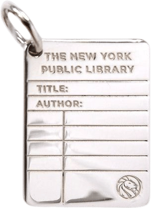 NYPL Library Card Charm