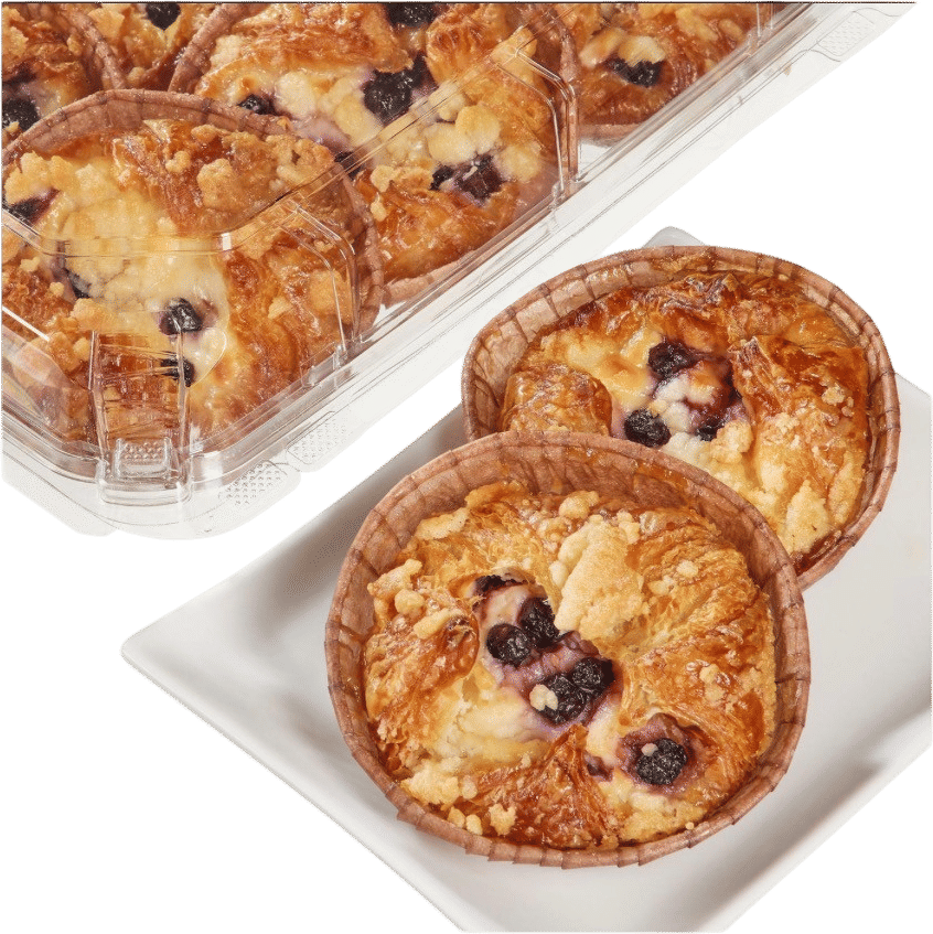 Blueberry Cheesecake Croissants