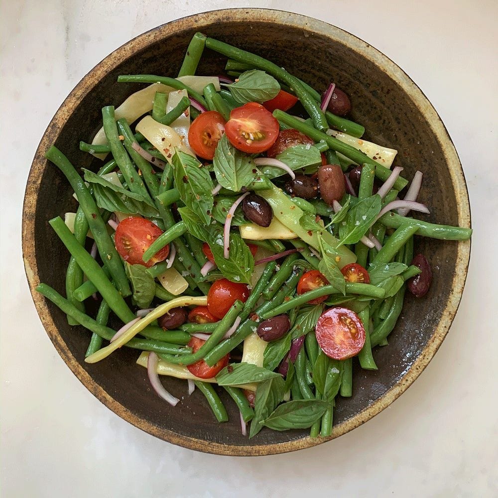 Green Beans + Olives + Basil Recipe