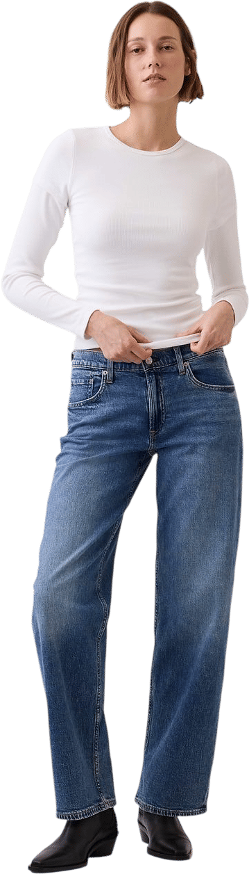Low Rise '90s Loose Jeans