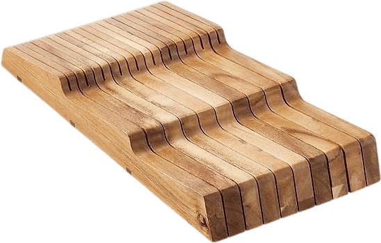 Acacia In-Drawer Knife Storage
