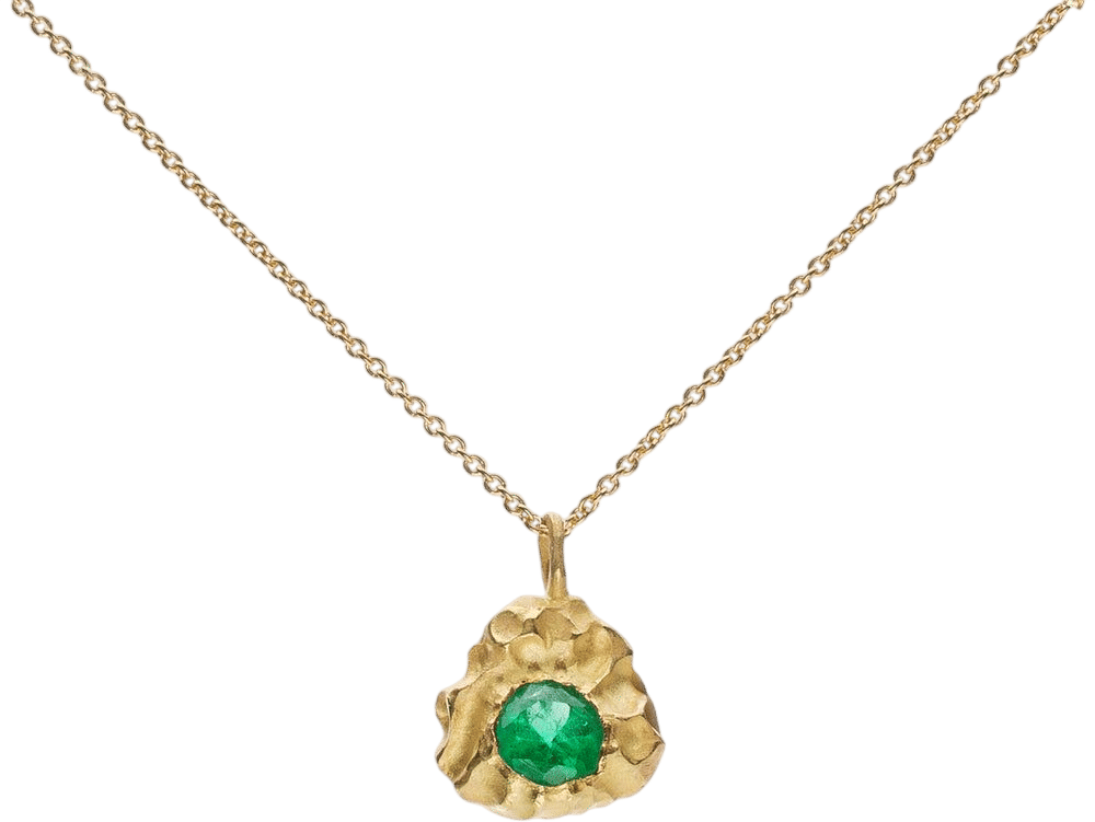 L'amore Sun Emerald Necklace