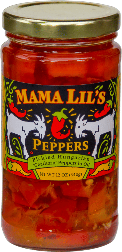 Mama Lils Pickled Goat Horn Peppers