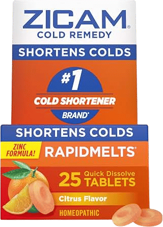 Zicam rapidmelts