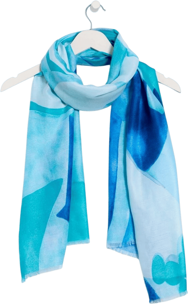 A colorful pashmina or scarf