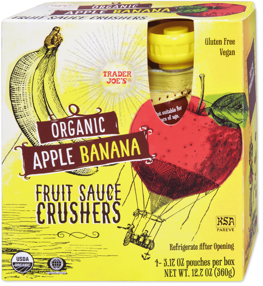 Trader Joe's Organic Apple Banana Fruit Sauce