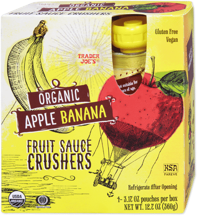 Trader Joe's Organic Apple Banana Fruit Sauce