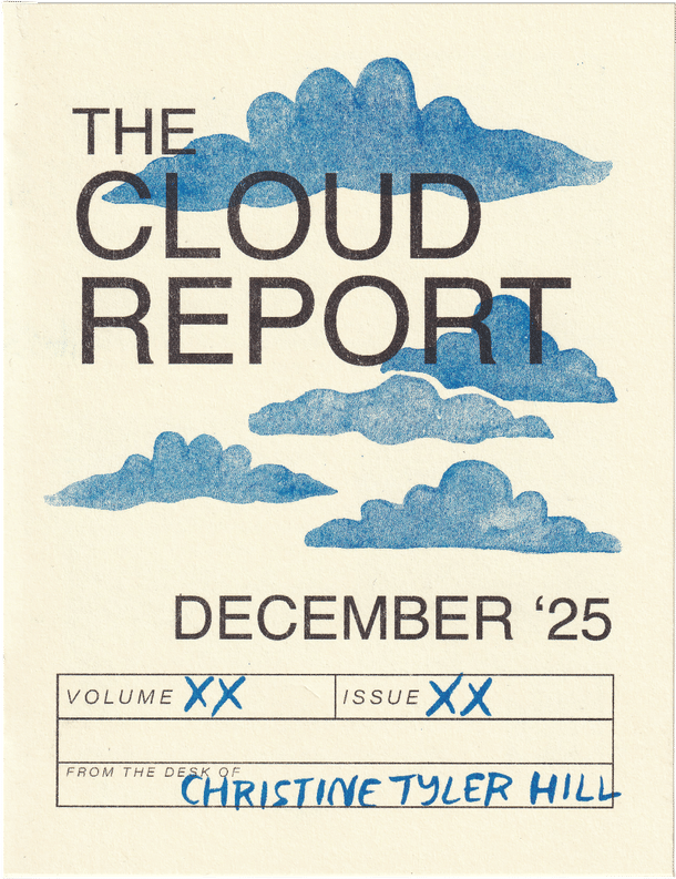 The cloud report by Christine Tyler Hill