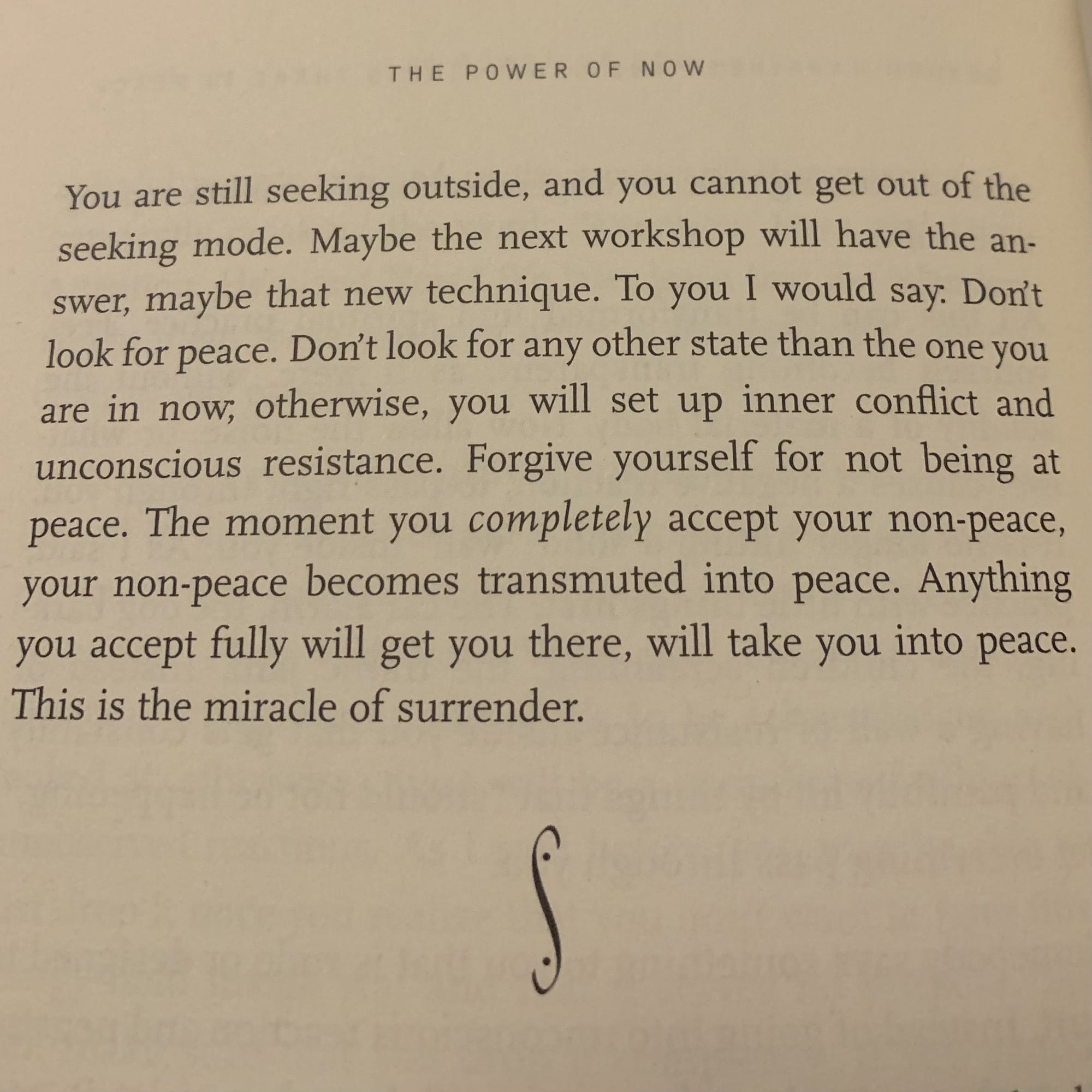 The Power of Now