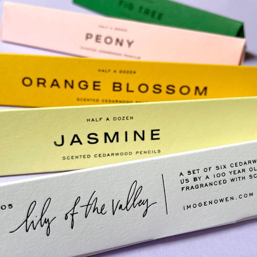 Diddle and Zen Peony Scented Pencils