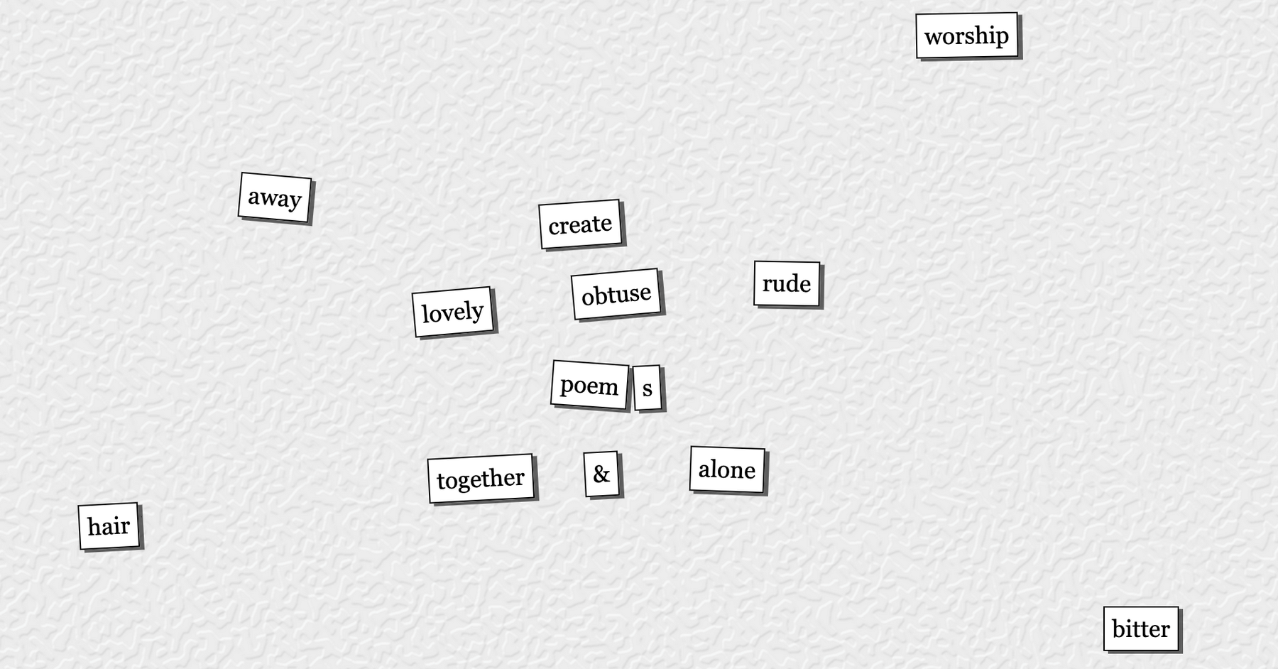 Fridge Poem