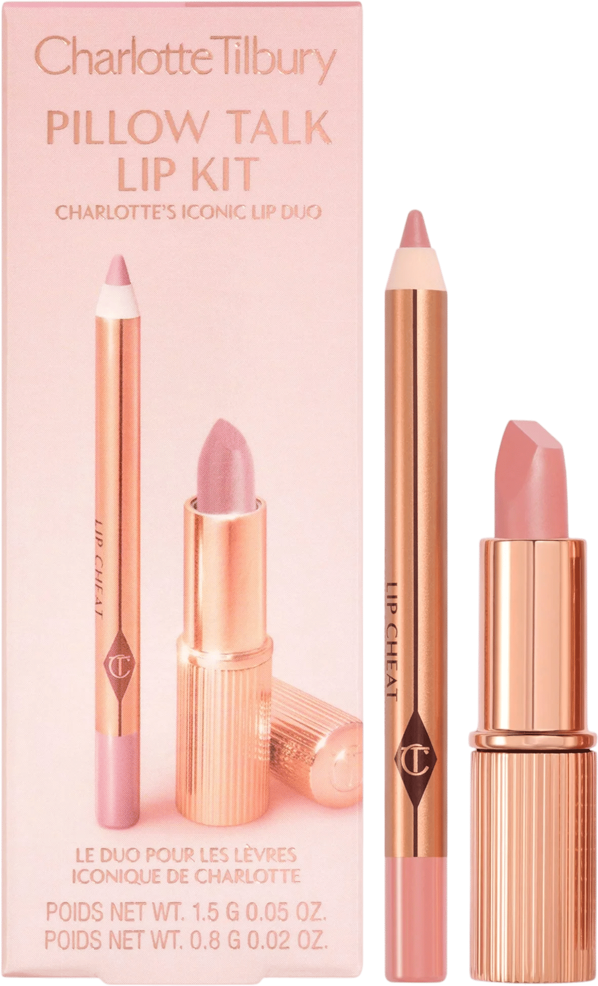 Charlotte Tilbury Pillow Talk Mini Lipstick & Liner Set