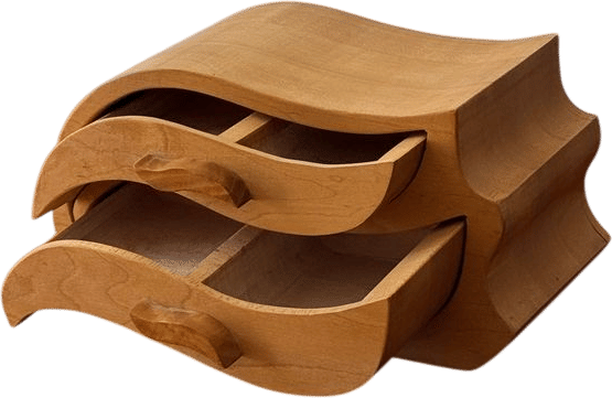 Wavy Maple-Wood Keepsake