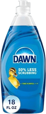 Using dish soap to pretreat laundry