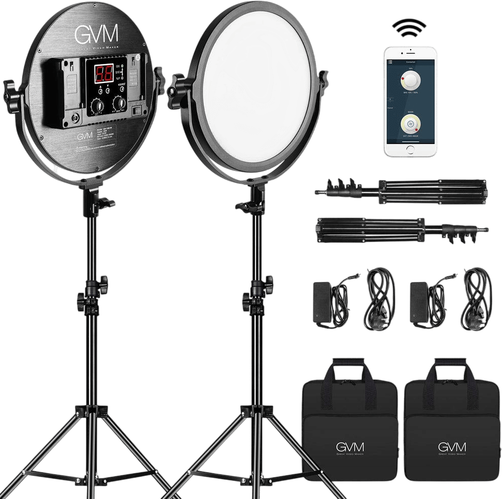 30W Bi-Color LED Key Light Kit (10")