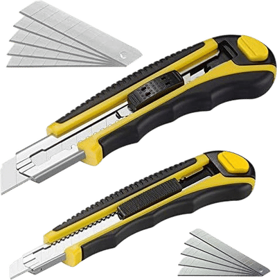 TWINRUN Retractable Snap-Off Utility Knife Set