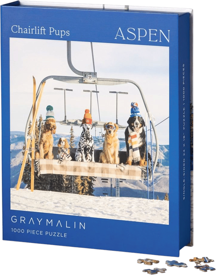 Gray Malin Aspen 1000 Piece Book Box Puzzle