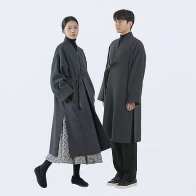 Fleece-Lined Jungchimak (Charcoal)