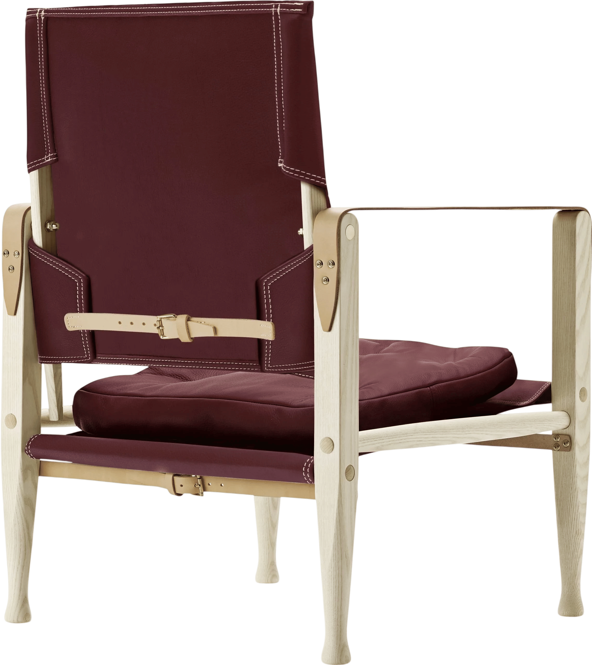 Poltrona KK47000 - Safari Chair pelle marrone / Kaare Klint, 1933