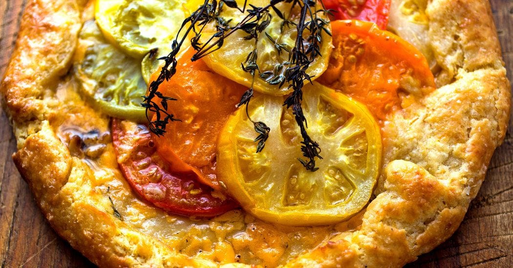 Tomato Crostata With Honey-Thyme Glaze Recipe